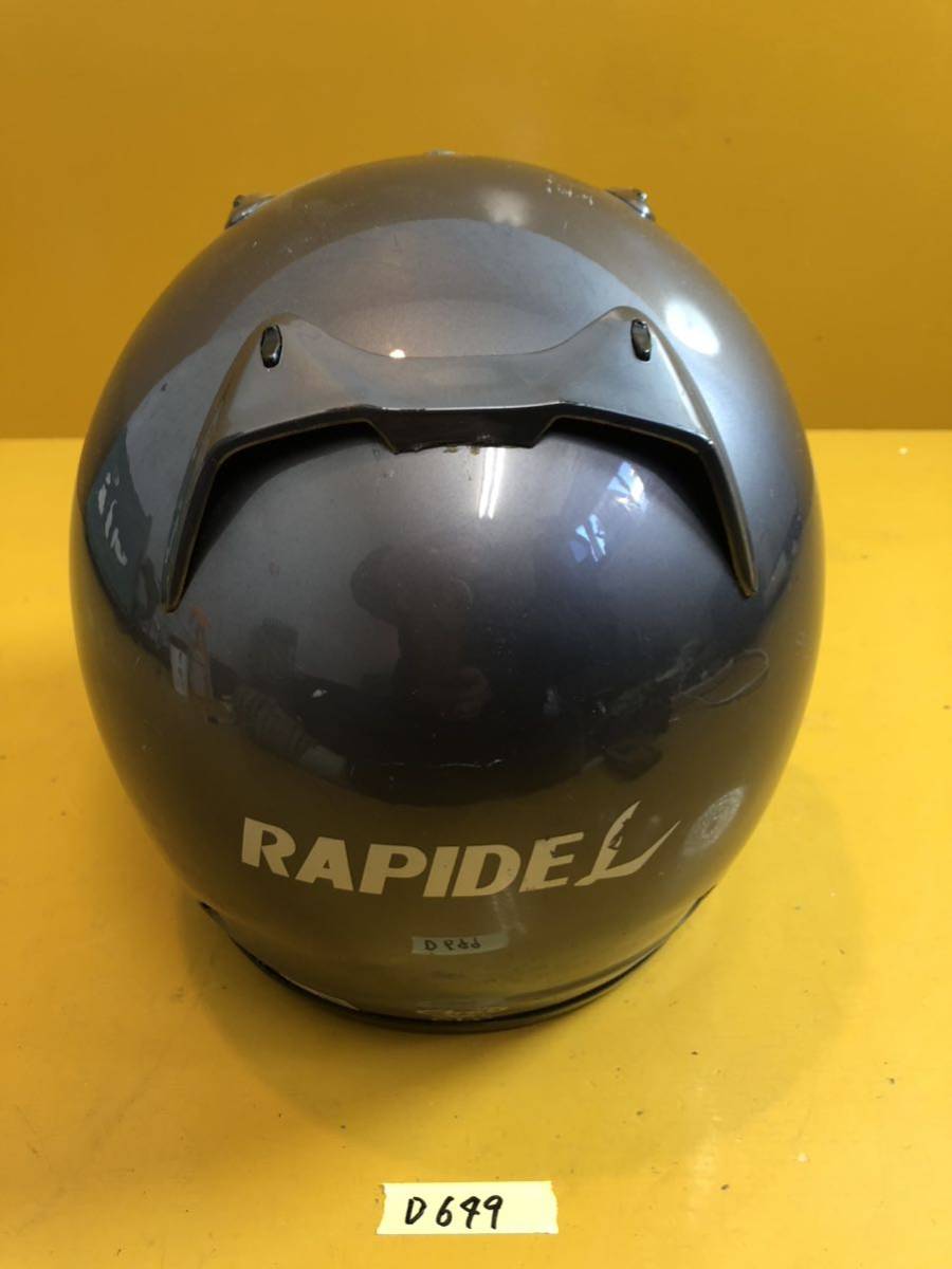 （D-649）ARAI フルフェイスヘルメット RAPIDE L サイズ不明　現状品_画像5