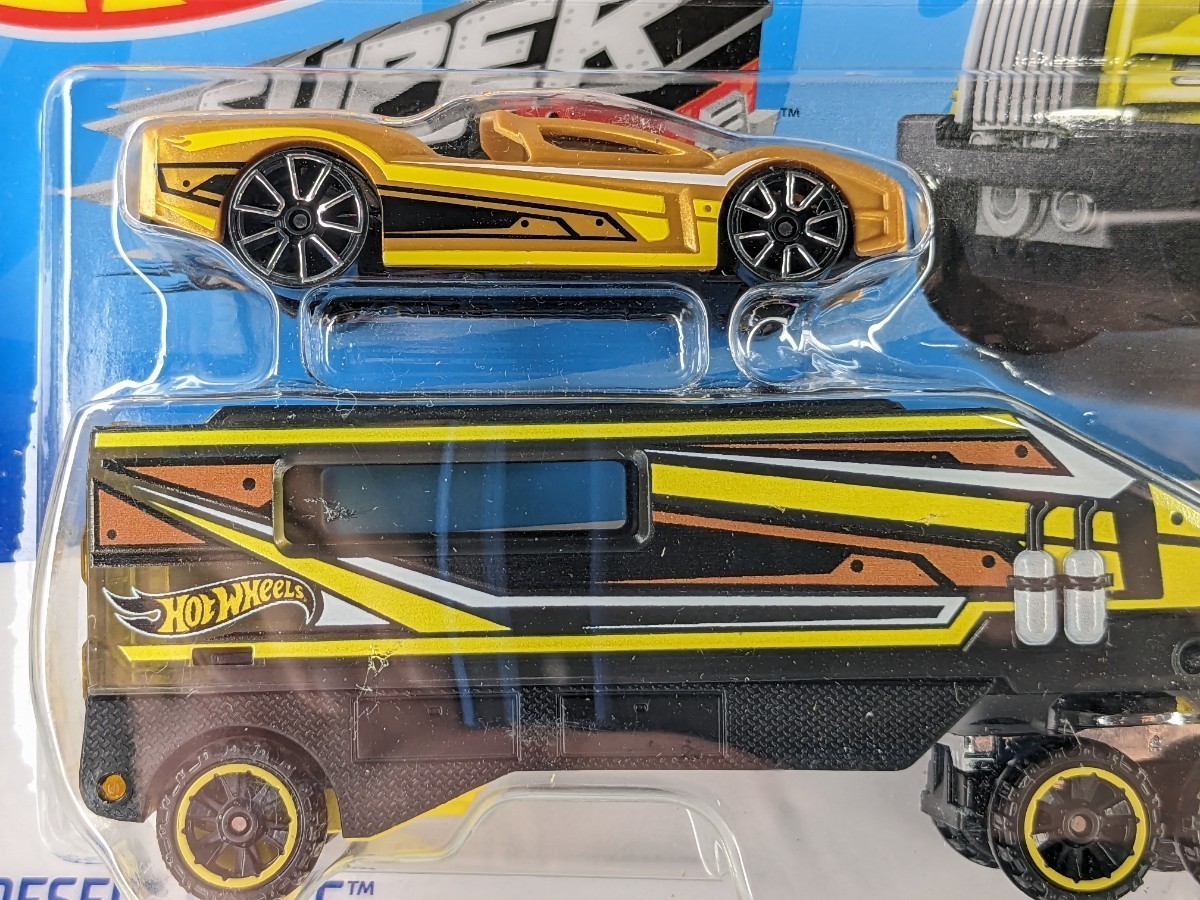 US版 ホットウィール デザートフォース スーパーリグ トレーラー Hot Wheels Super rigs Desert force BDW51 _画像3