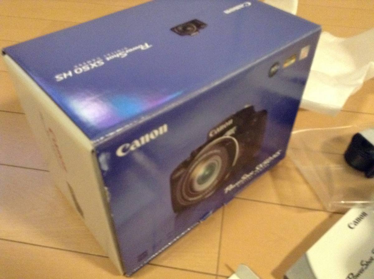 一眼レフ風コンデジ 極美品 撮影100枚以下 Canon PowerShot SX50 HS 光学30倍・デジタル100倍 箱・取説・専用ケース+バッテリー3つ_箱・取説完備です お買い得だと思います