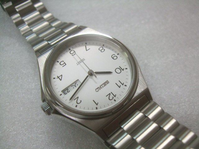  new goods made in Japan men's Seiko Spirit quarts wristwatch regular price 20000 jpy Z178