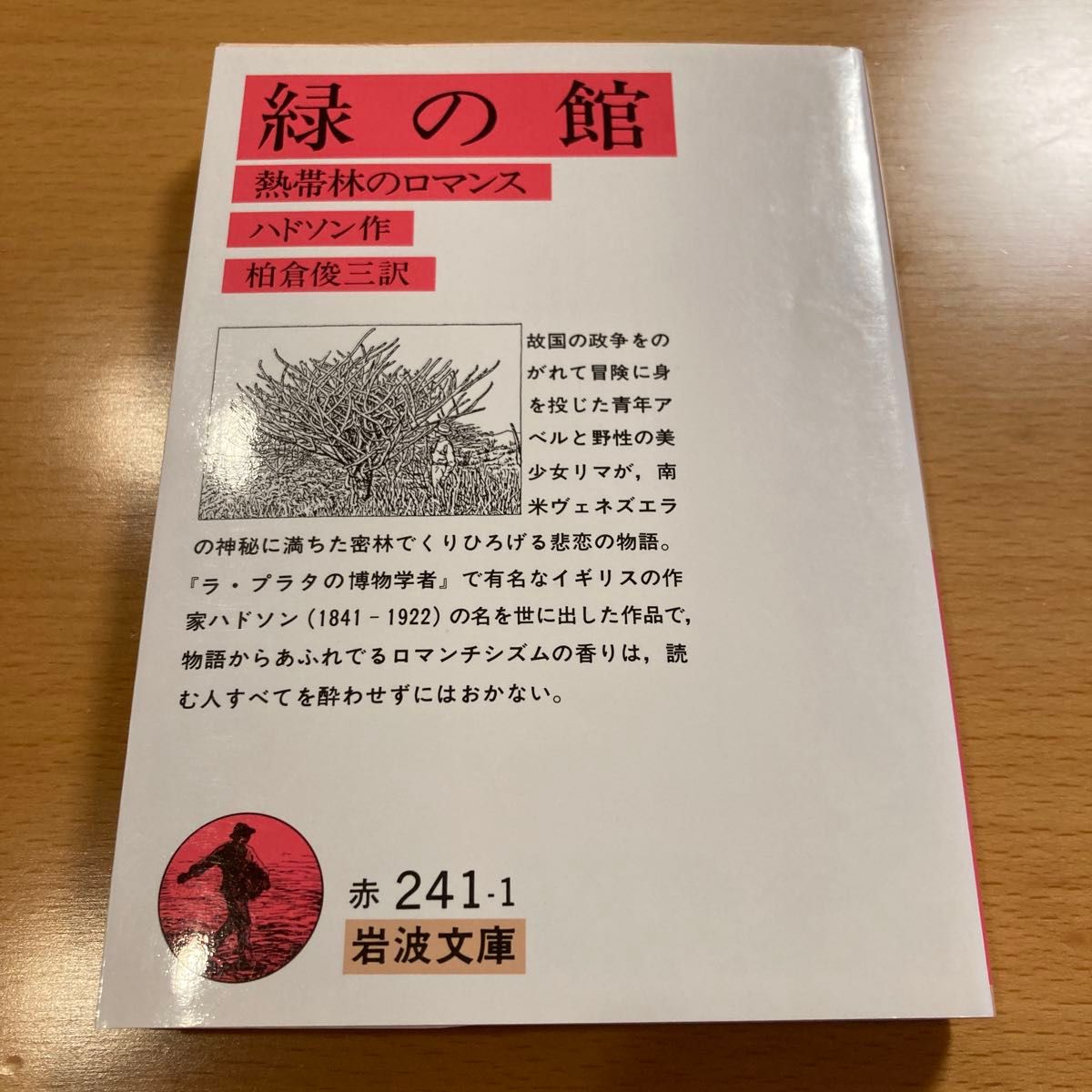 【絶版・美品】 緑の館 熱帯林のロマンス ハドソン 岩波文庫 【匿名配送】