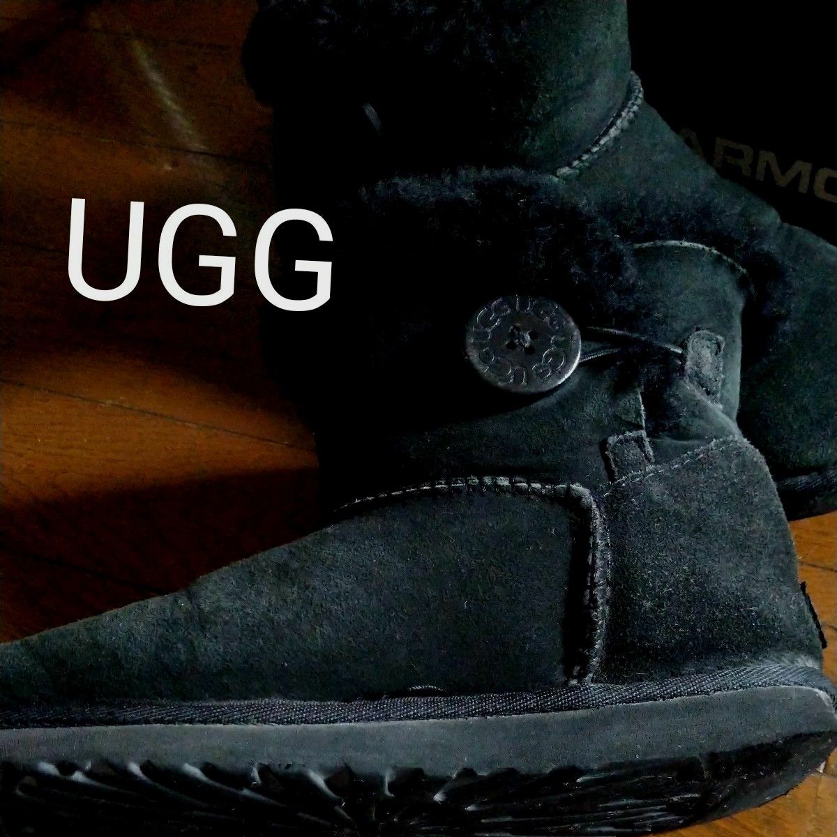 UGG アグ ムートン ブーツ シープスキン ブラック