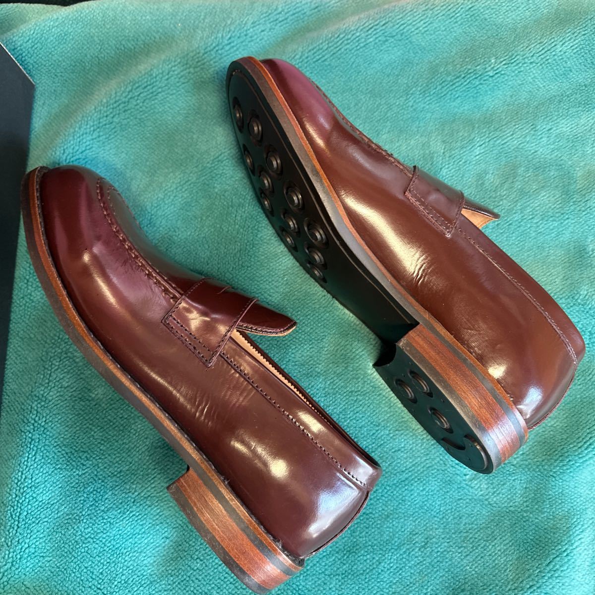 CEBOG セボジー　ローファー　ビジネスシューズ　靴 カラーブラウン　サイズ表記41 25.5センチ　 G-5_画像9