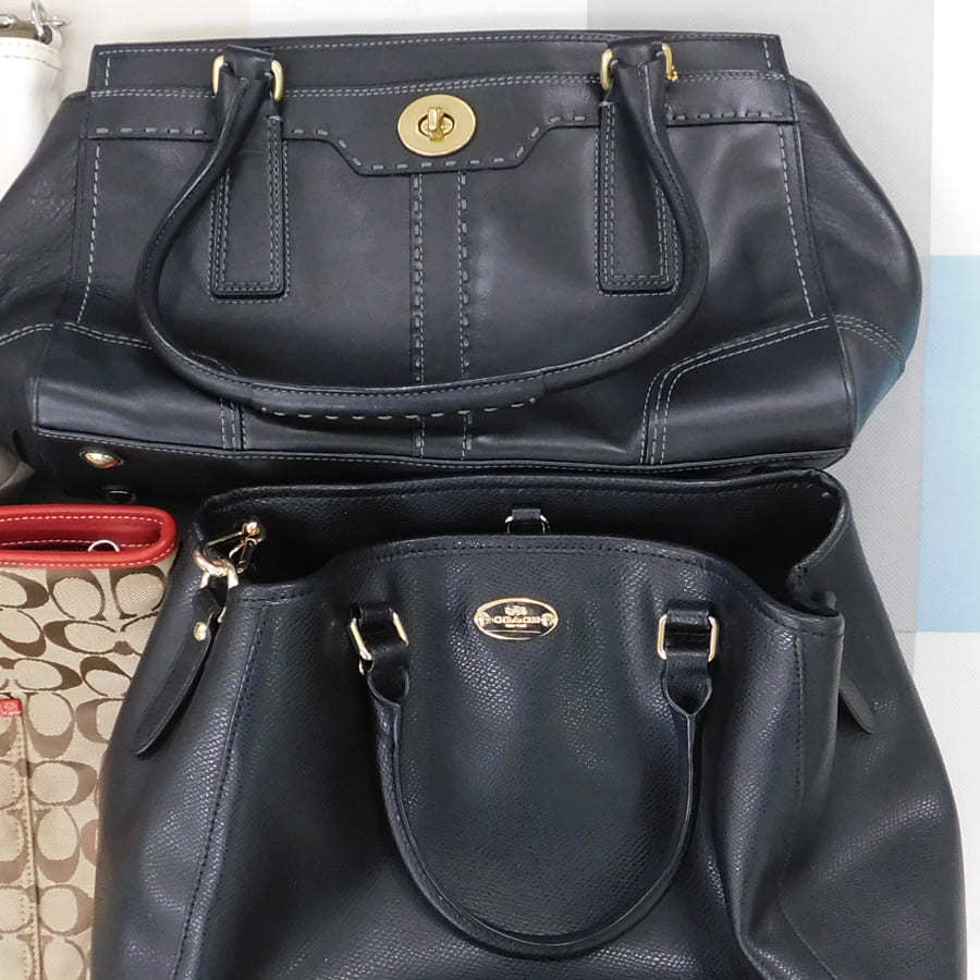 1円 ■ 極美品 コーチ 6点まとめ ショルダー・ハンドバッグ キャンバス・レザー シグネチャー レディース COACH ■E.Cssl.oT-18_画像3