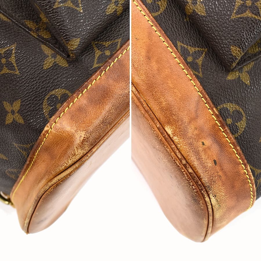 1円 ◆定価16万 良品 LOUIS VUITTON ルイヴィトン バックパック モンスリGM M51135 モノグラム ブラウン◆E.Cmee.oR-01_画像5