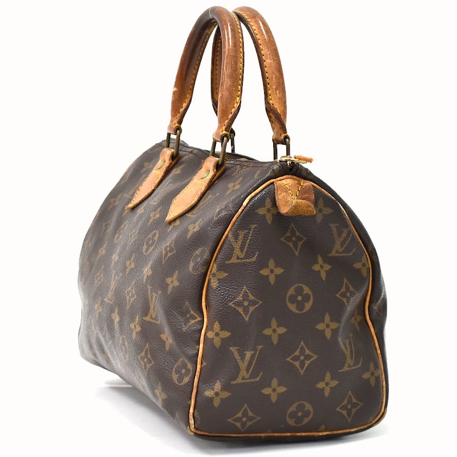 1円 ◆定価12万 LOUIS VUITTON ルイヴィトン ハンドバッグ ミニボストン スピーディ25 M41528 モノグラム ブラウン◆E.Cseu.tI-05_画像2