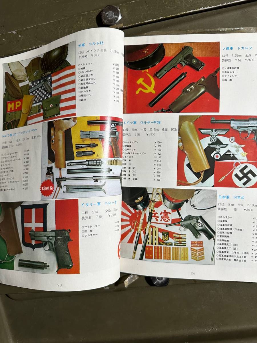 1971年　TRC カタログ　NO7厚手　検索、中田モデルガン、CMC、MGCモデルガン、無可動実銃、米軍実物放出品、ナム戦、ナチスドイツ_画像5