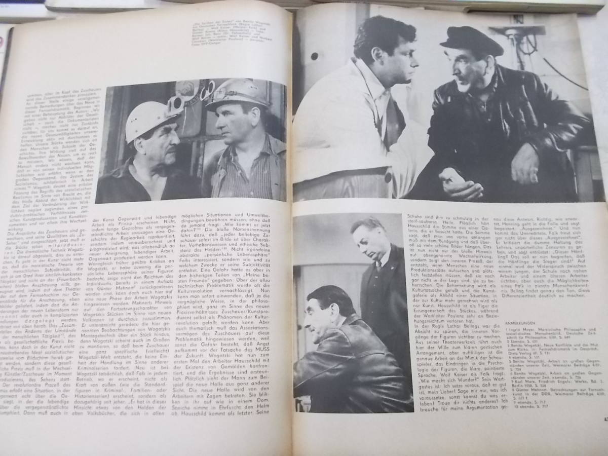 7◎○/洋書/外国語雑誌/ドイツ語//Theater der Zeit　今日の演劇　1967年から1976年のうち不揃い65冊まとめて_画像7