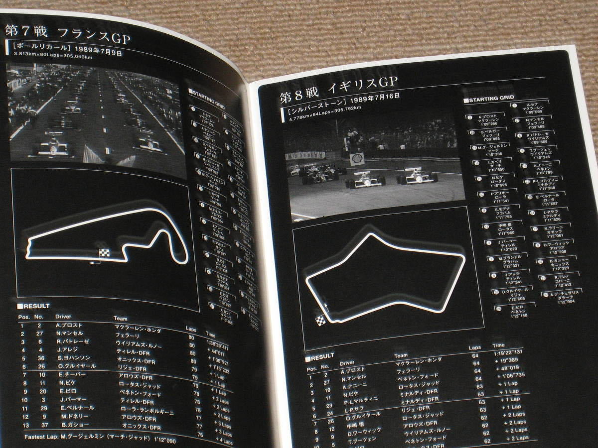 ■DVD/3枚組「F1 LEGENDS F1 GRAND PRIX 1989」ジャケ痛み/F1グランプリ/アイルトン・セナ/アラン・プロスト/中嶋悟■_画像9