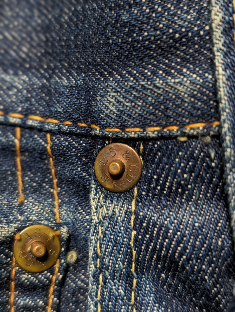 40s Levis 501xx 片面 濃紺 ゴールデンサイズ_画像8