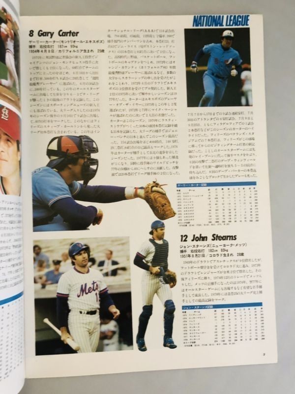 264-A27/別冊 週刊ベースボール 昭和54年冬季号/The Dream Game In Japan 魅惑の米大リーグ・オールスター総ガイド_画像4