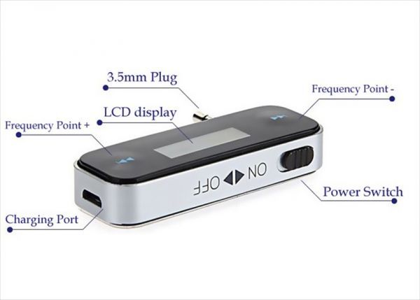 【新品】 FMトランスミッター USB充電式 ラジオ 音楽 iphone ipad アンドロイド タブレット MP3 スマホ_画像4