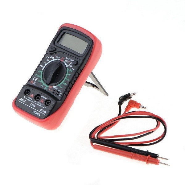 【新品】高精度 電流・電圧・抵抗テスター デジタル マルチメーター XL830L（赤）　_画像2