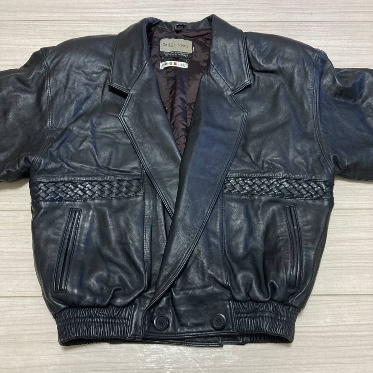 良品 Gullit Men シルバーフォックスファー イントレレザー 良品 Gullit Men シルバーフォックスファー イントレレザー