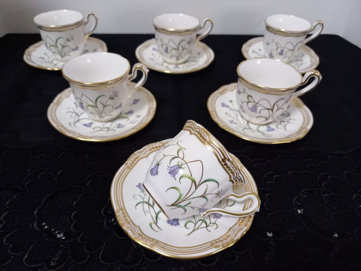 人気商品！】 CAMPANULA SPODE 未使用 希少 スポード 6客セット カップ