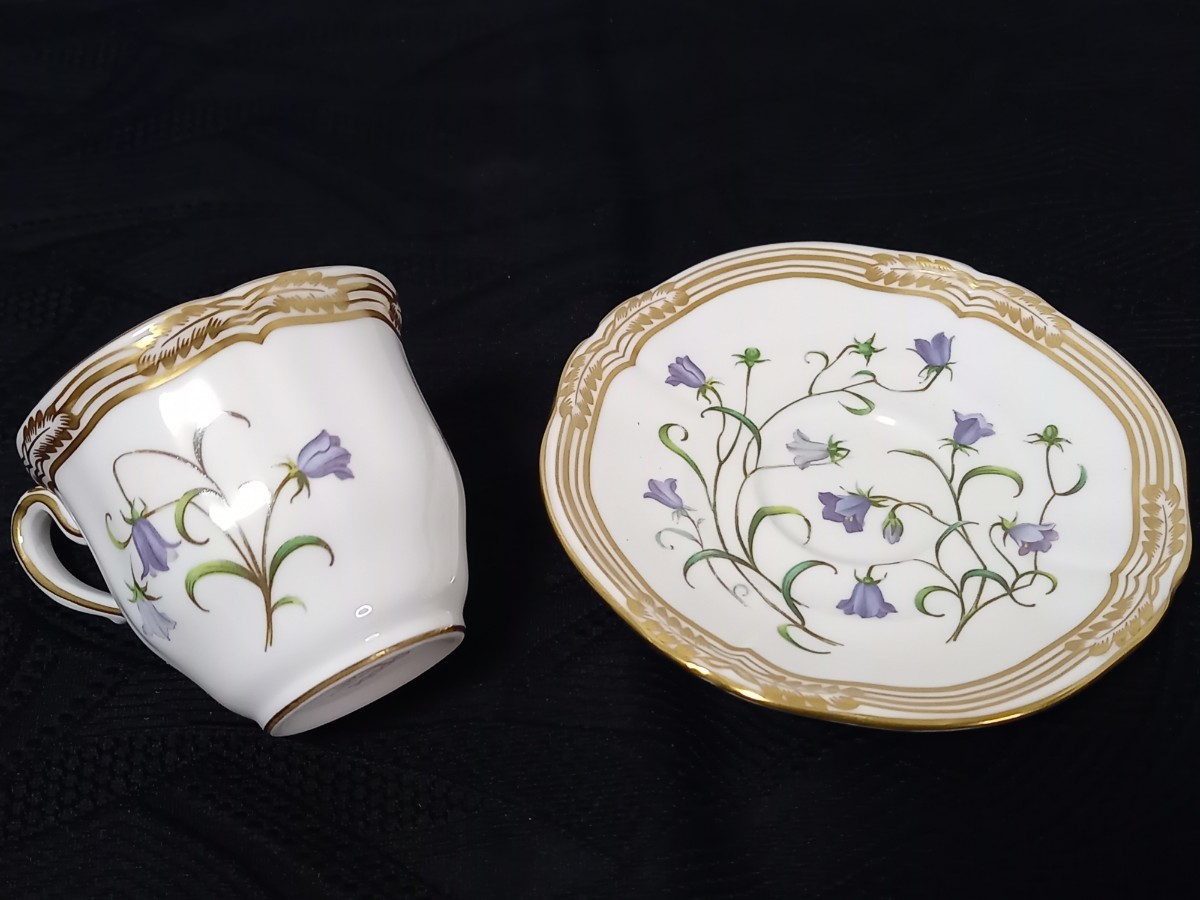 希少 未使用 SPODE CAMPANULA スポード カンパニュラ カップ&ソーサー 6客セット の画像4