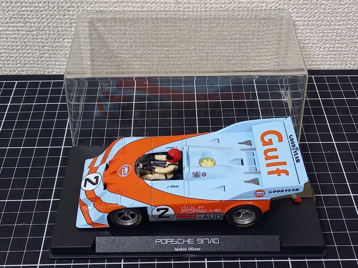 スロットカー 1/32 FLY CAR MODEL PORSCHE 917/10 Turbo Gulf No2 J.オリバー ポルシェ フライ カー モデル_画像2