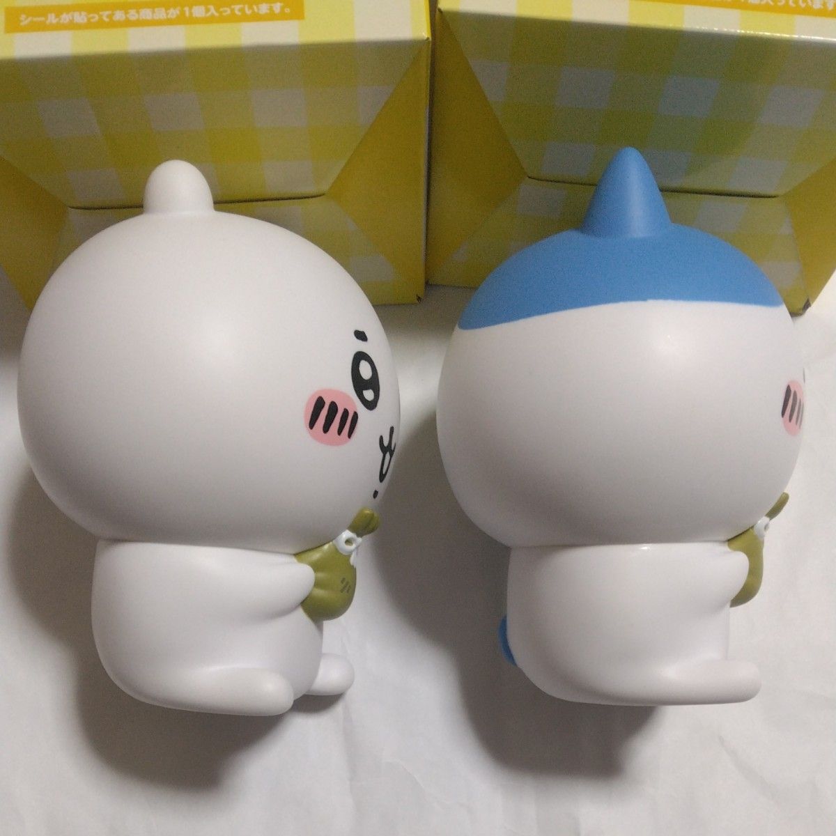 ちいかわ ハチワレ ソフビ貯金箱 2個セット ナガノ うさぎ 貯金 ちいかわ ハチワレ ソフビ貯金箱 2個セット ナガノ うさぎ 貯金