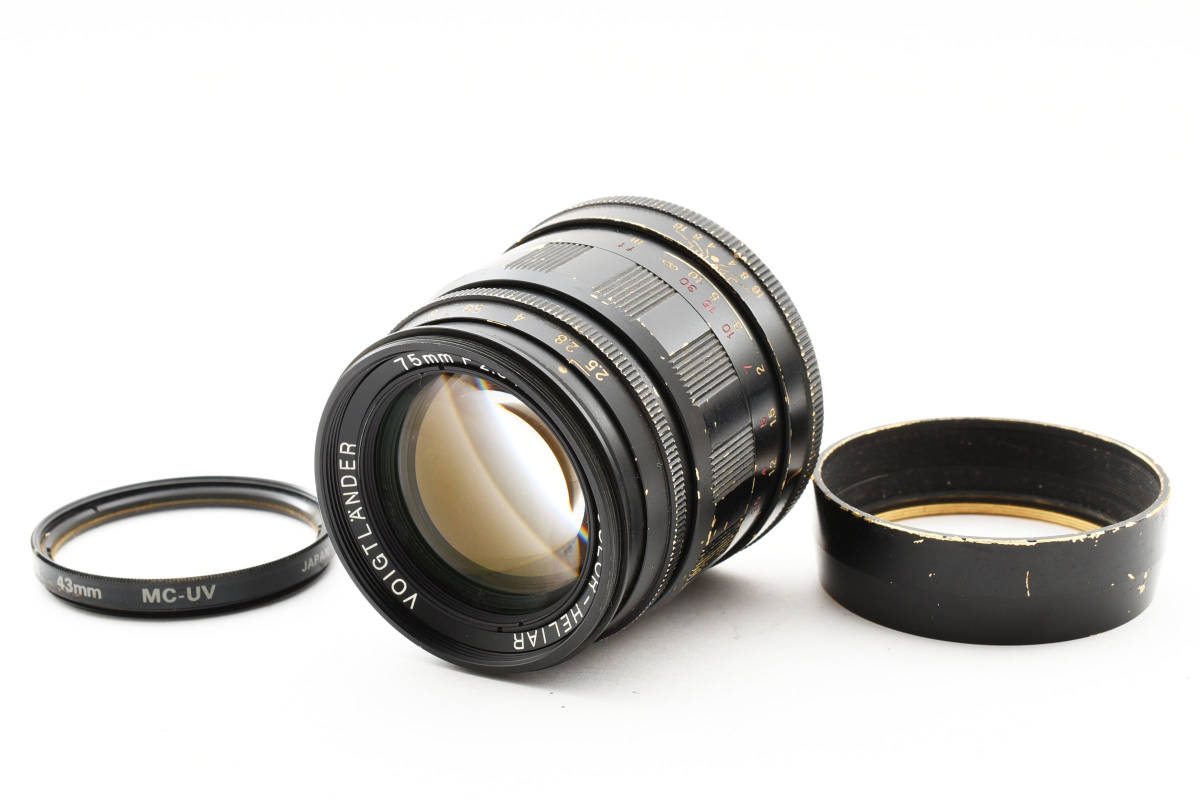 ◆難あり◆ フォクトレンダー Voigtlander COLOR-HELIAR 75mm F2.5 MC 単焦点レンズ 現状 #3858