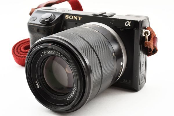 ◆難あり◆ ソニー SONY NEX-7 + 18-55mm ブラック レンズキット デジタルカメラ ミラーレス一眼 現状 #3852_画像2