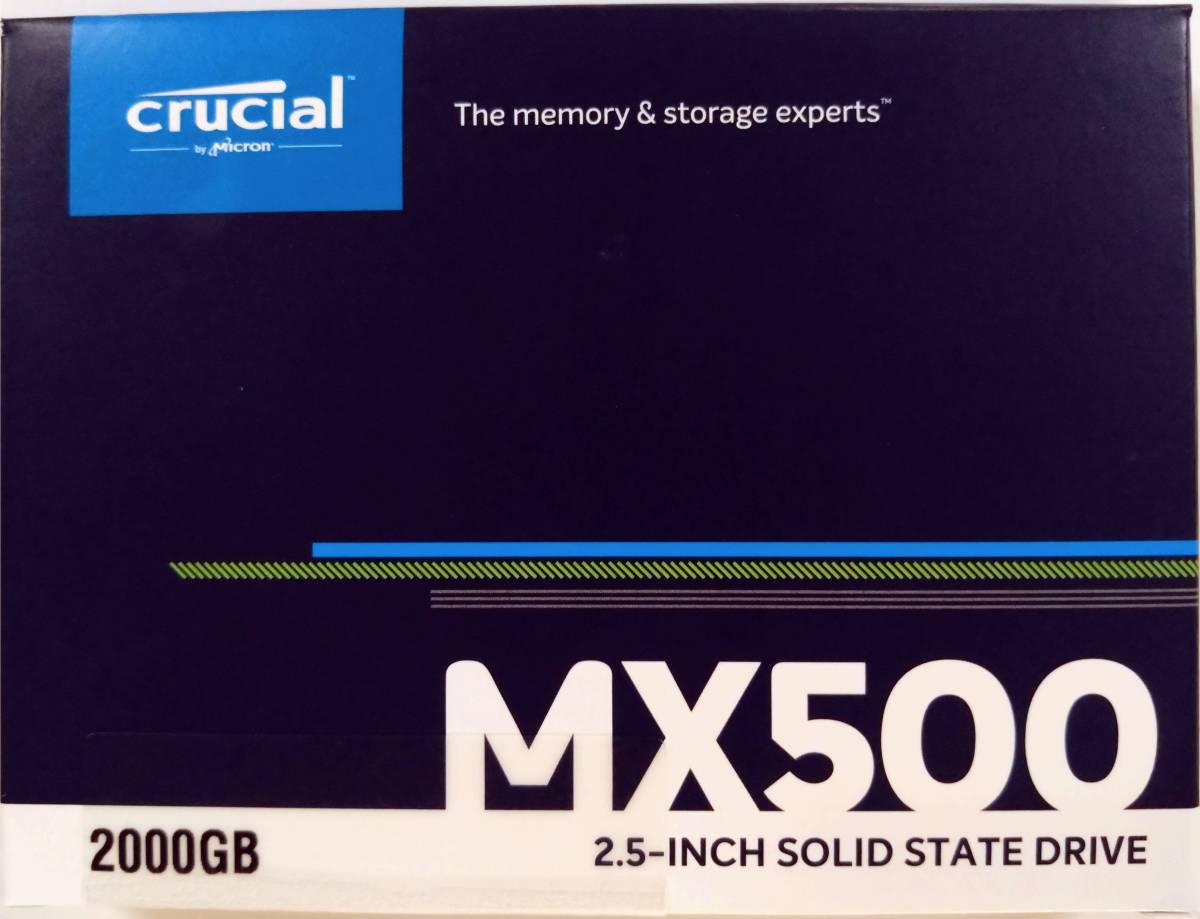 【送料無料/新品未開封】クルーシャル SSD 2TB 2.5INCH MX500 ②_画像2