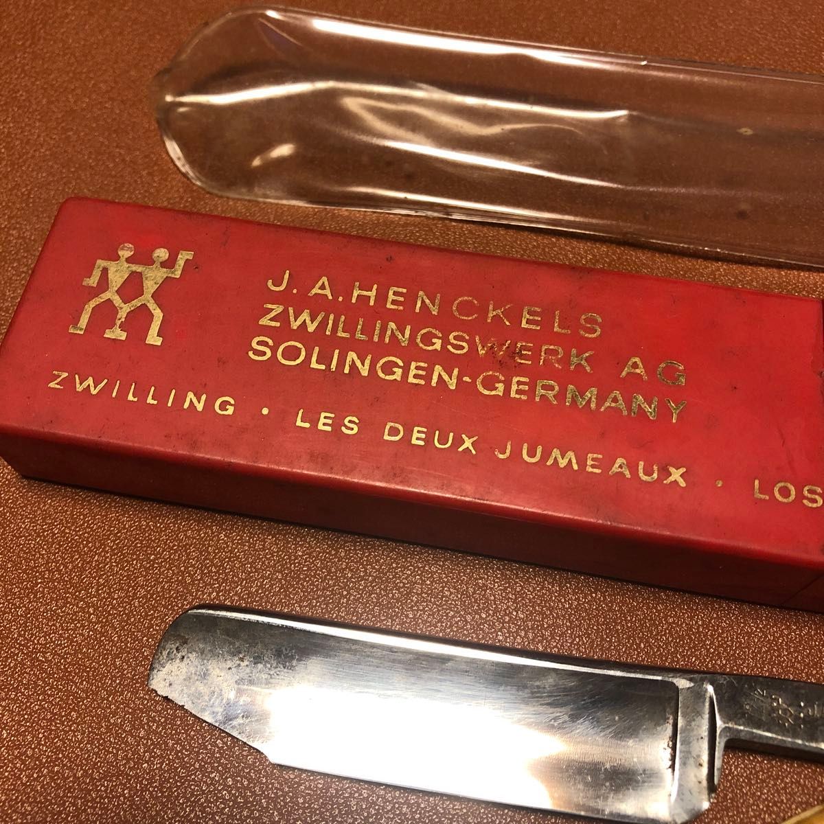 ゾーリンゲンレザー Solingen カミソリ 本レザー ジャンク ゾーリンゲンレザー Solingen カミソリ 本レザー ジャンク