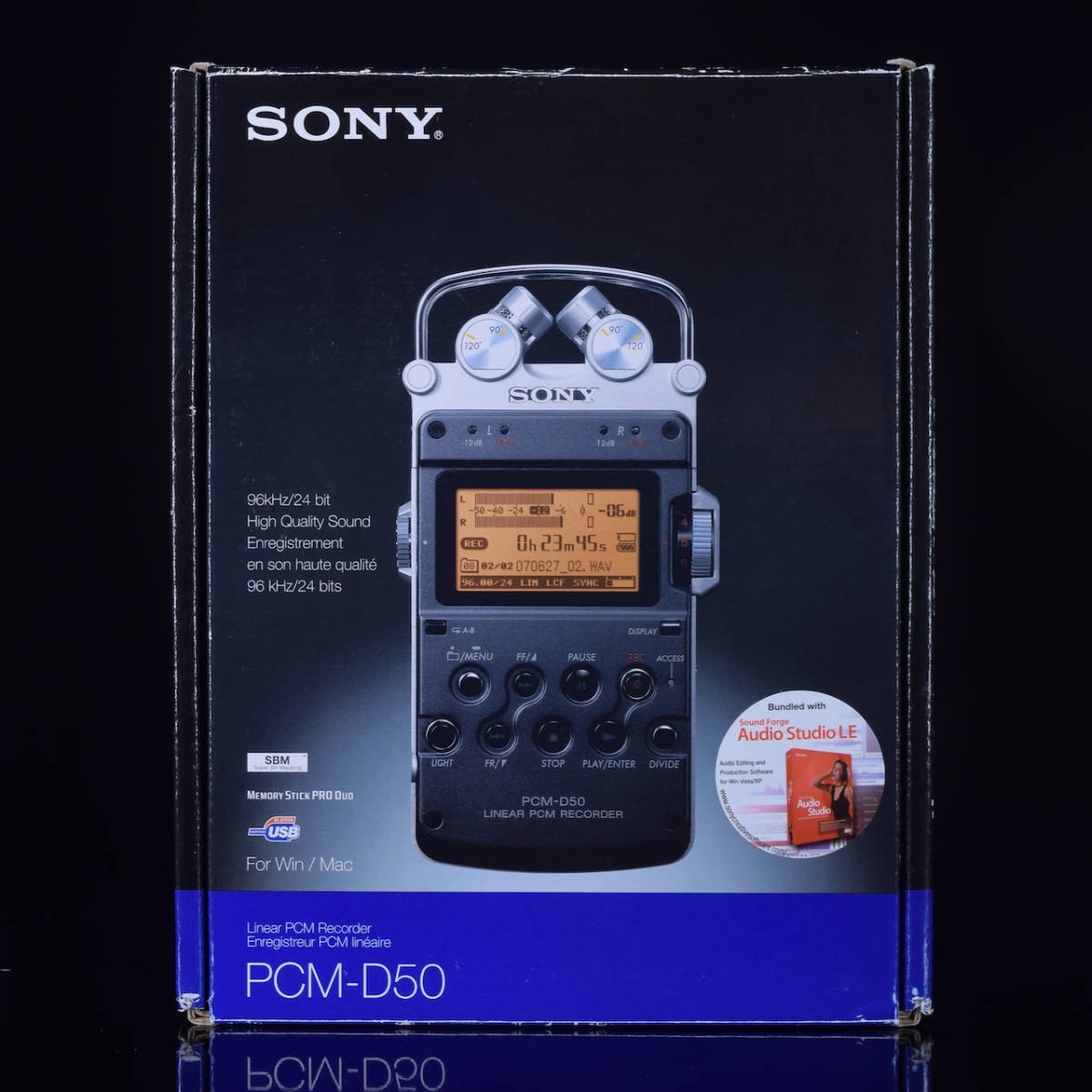 ［長期保管/中古品］SONY「PCM-D50」LINEAR PCM RECORDER ソニー リニア PCM レコーダー_画像10
