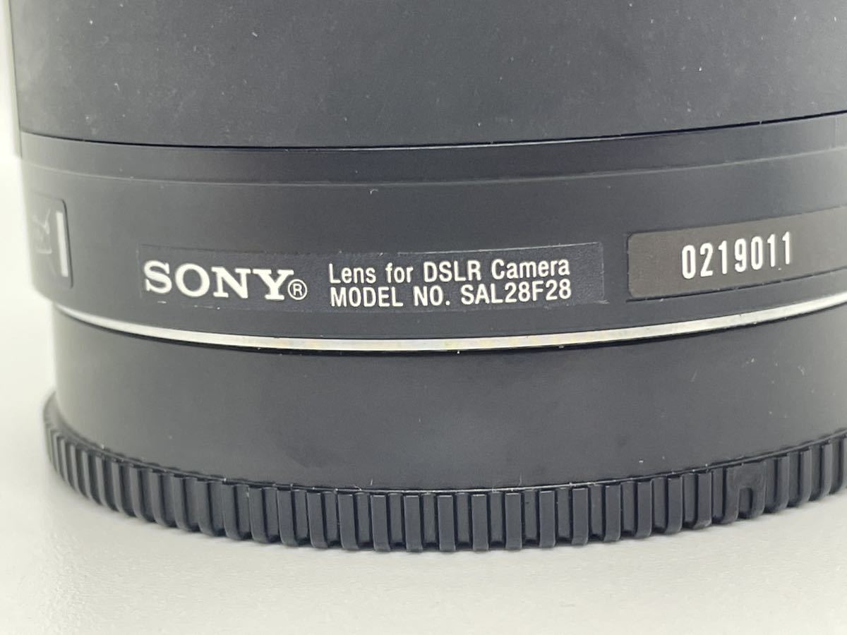 【NI015】 美品 SONY / ソニー / α 28mm F2.8 / SAL28F28 / 防湿庫保管_画像6