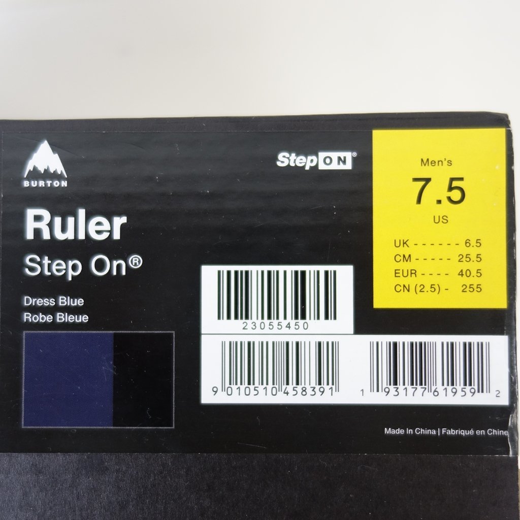 未使用 ステップイン 22/23 BURTON RULER STEP ON メンズ25.5cm スノーボードブーツ バートン ルーラー ステップオン_画像9