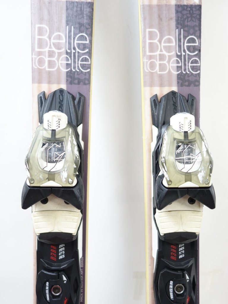 中古 15/16 NORDICA Belle to Belle レディース161cm NPE ビンディング付き スキー ノルディカ ベル トゥ ベル_画像3