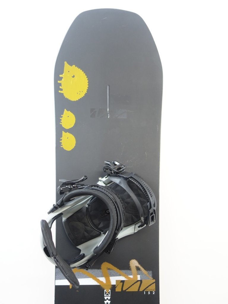 中古 21/22 ROME SDS NATIONAL 152cm HEAD ビンディング付き スノーボード ローム ナショナル ヘッド_画像2