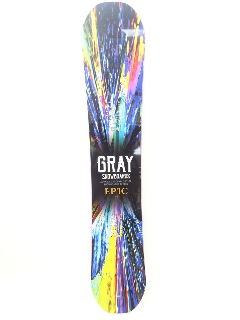 中古 キレイ 18/19 GRAY EPIC 148cm スロープ系最適 スノーボード グレイ エピック_画像1