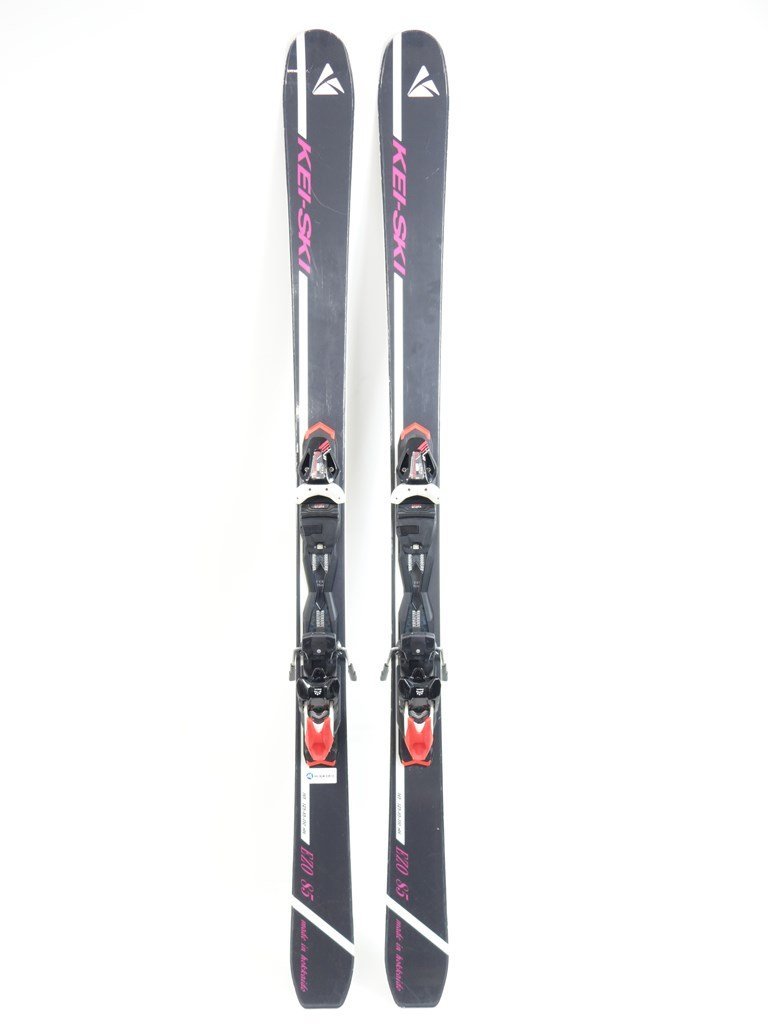 中古 セミファット 18/19 KEI-SKI EZO 85 165cm TYROLIA ビンディング付きスキー ケイスキー チロリア_画像1