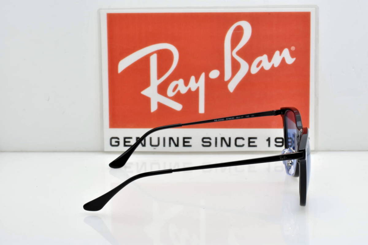 ★新品・正規輸入品！Ray-Ban レイバン RB4333D 674680 WASHED LENSES ウォッシュドレンズ ブラック ブルー★_画像4