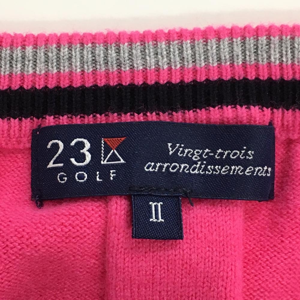 [ очень красивый товар ]23 район Golf свитер розовый нашивка рукав 2 линия женский II(L) Golf одежда 23 район 