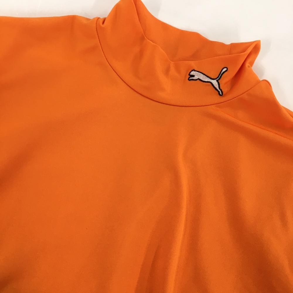 [ очень красивый товар ] Puma с высоким воротником внутренний рубашка orange шея .... женский L Golf одежда PUMA