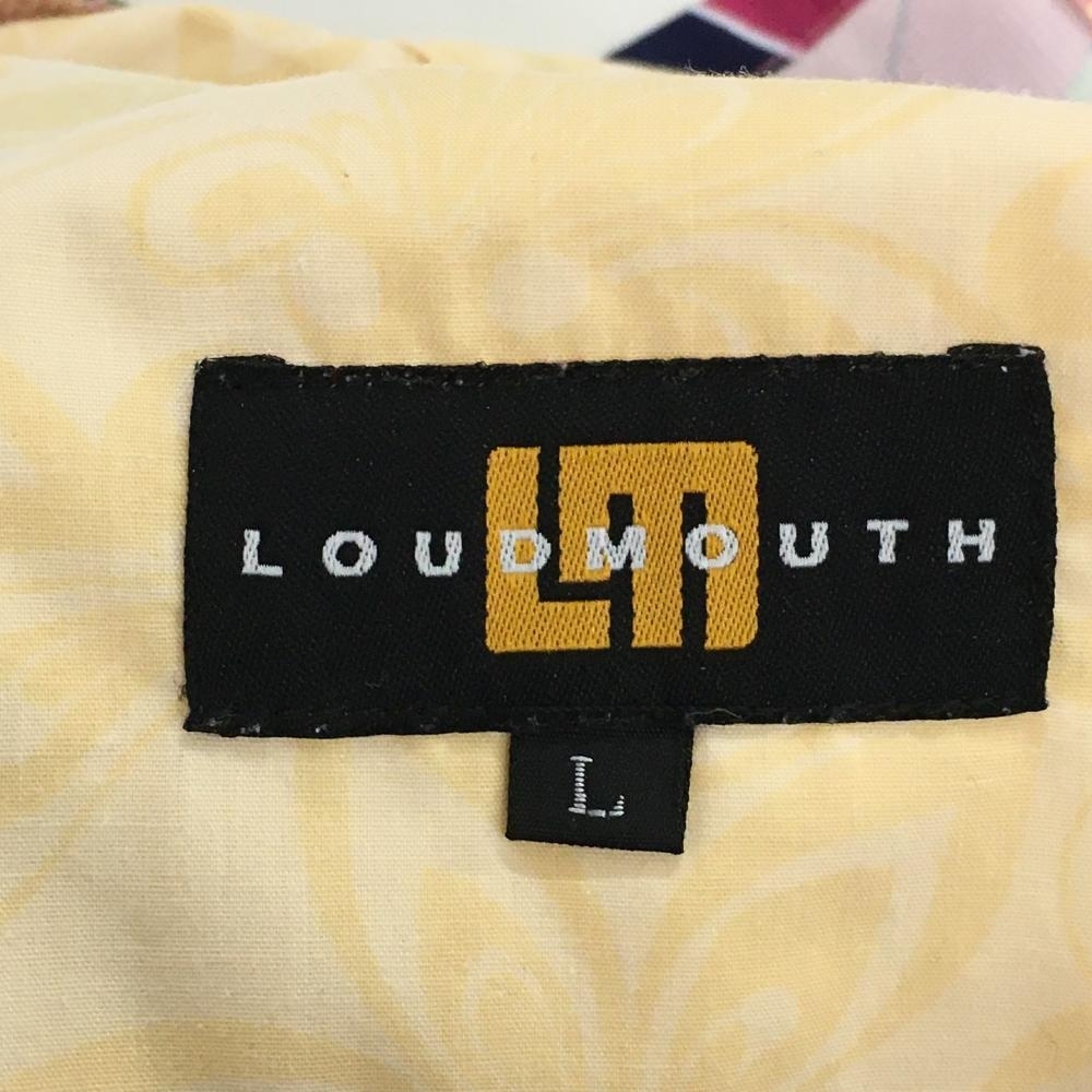 【超美品】ラウドマウス スカート ピンク×グリーン シャンペン柄 総柄 レディース L ゴルフウェア LOUDMOUTH_画像5