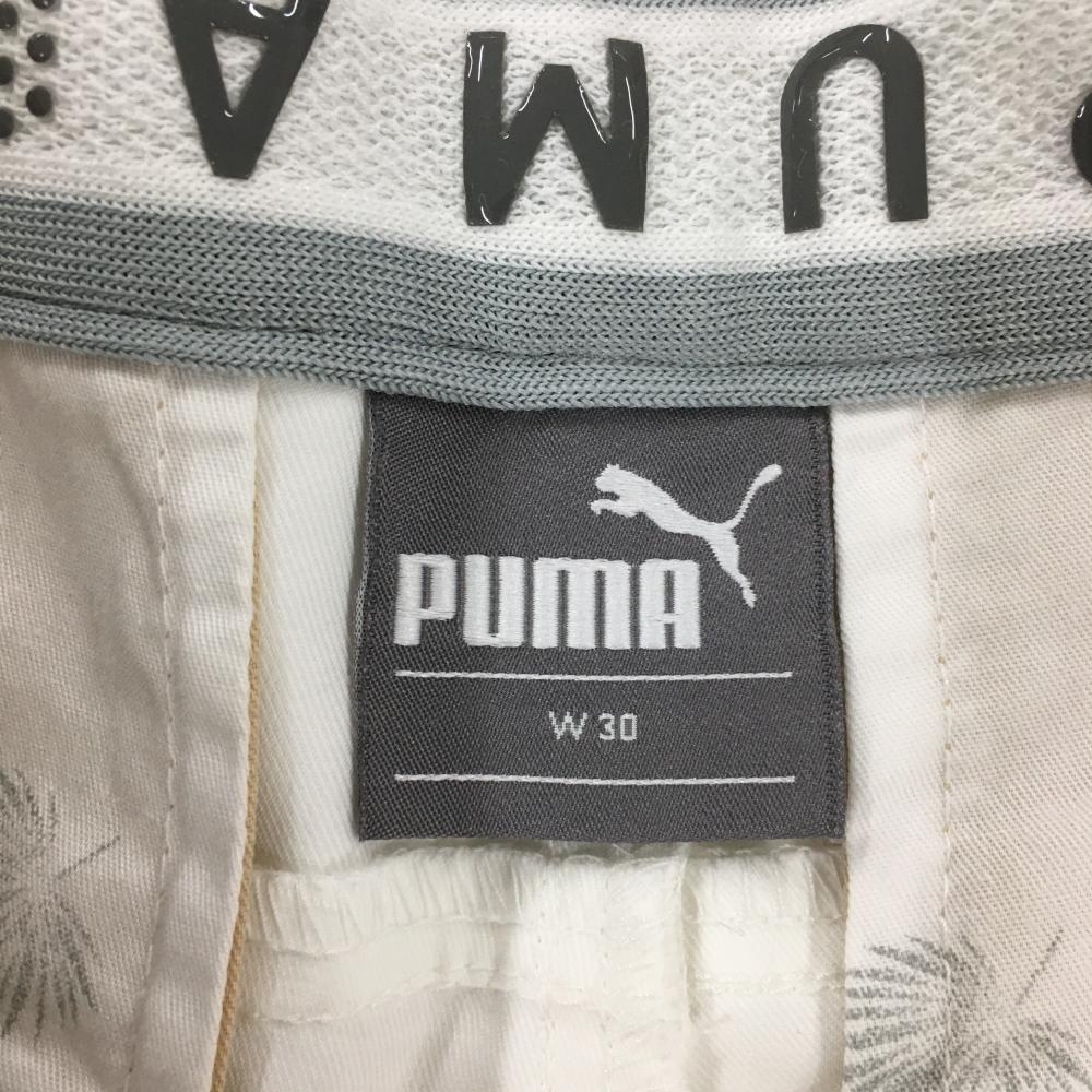プーマ ハーフパンツ 白 無地 メンズ W30 ゴルフウェア PUMA_画像4