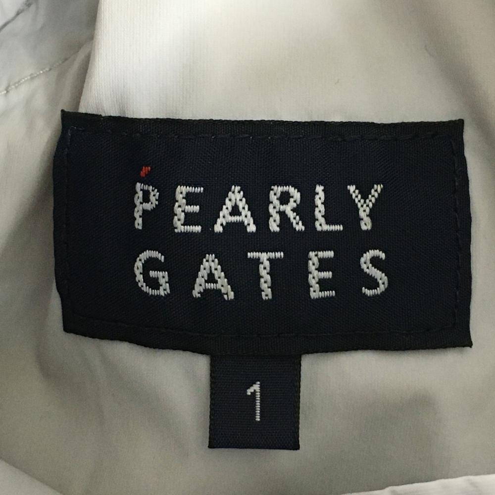 【超美品】パーリーゲイツ 中綿スカート グレー ダイヤ織生地 ウエストゴム レディース 1(M) ゴルフウェア PEARLY GATES_画像4