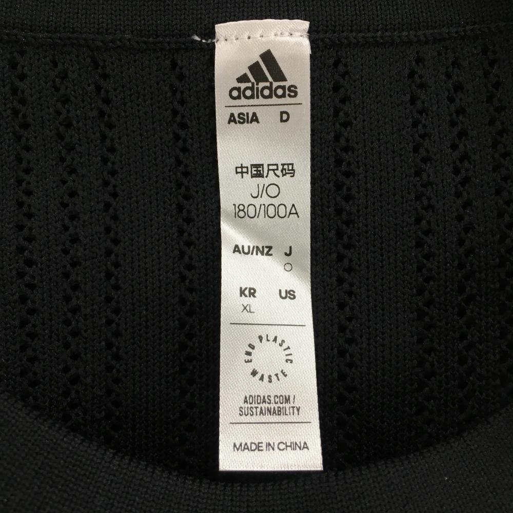 【新品】アディダス セーター ダークネイビー ニット 透かし編み メンズ O ゴルフウェア adidas_画像6