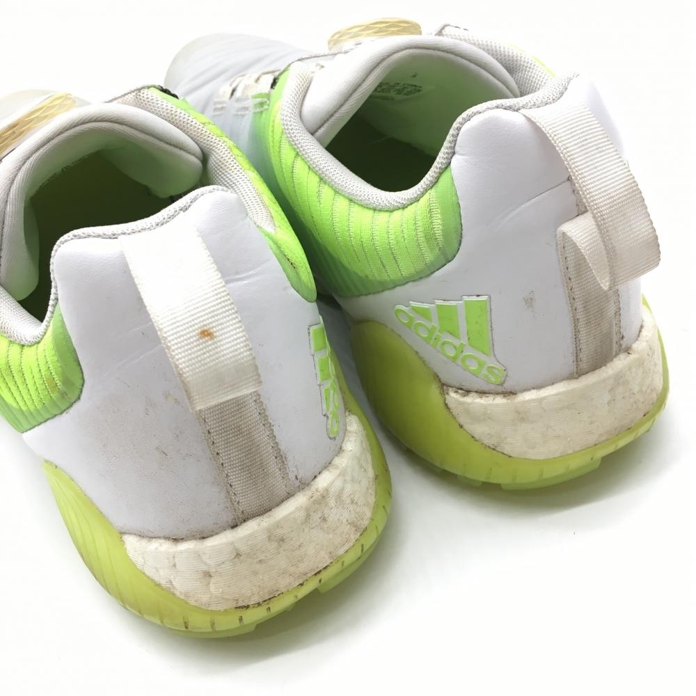  Adidas golf shoes light gray × light green spike less code Chaos boa FV2521 men's 25.5 Golf wear adidas
