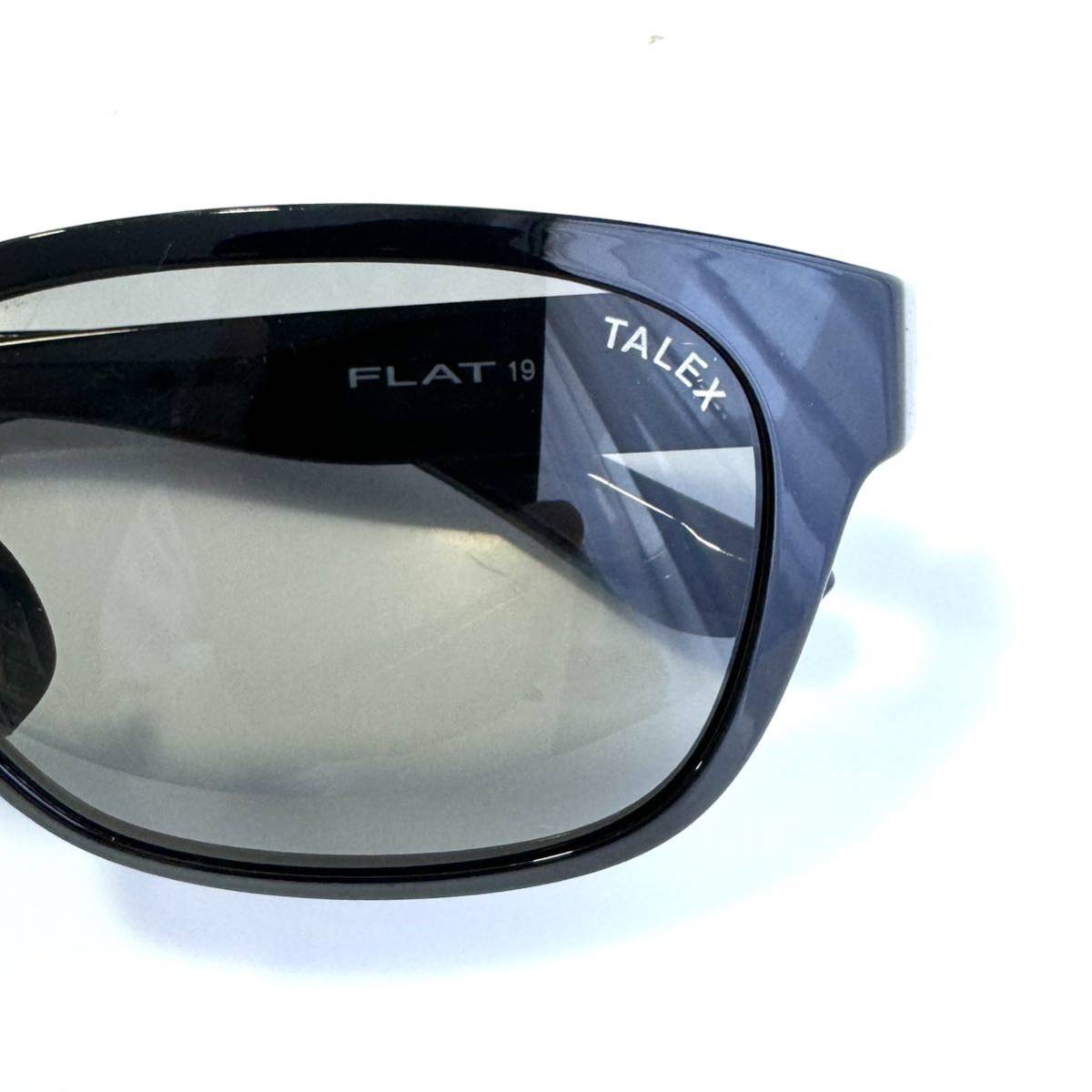 【美品】タレックス純正サングラス OZNIS（オズニス）FLAT19 BIGMAN sunglass トゥルービュー グロスブラック　ビックマン サングラス_画像2