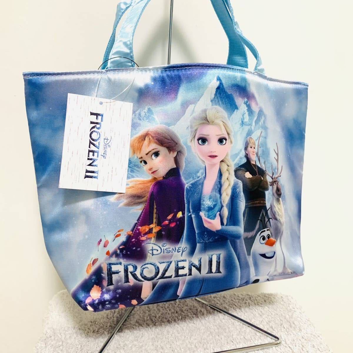 新品 定価2,178円アナと雪の女王2サテン手提げ / ディズニー アナ雪 ランチバッグ_画像4