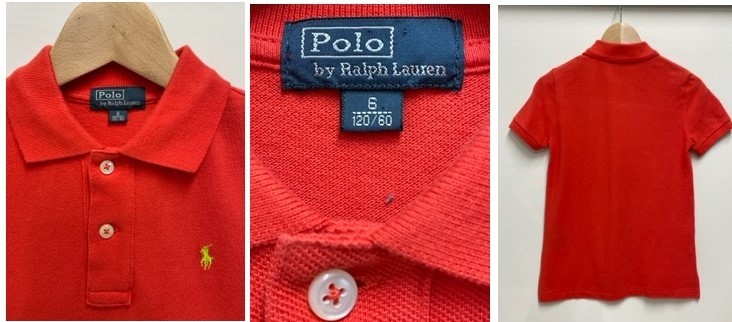  beautiful goods!POLO RALPH LAUREN polo-shirt & long sleeve shirt 3 sheets 120cm set man .