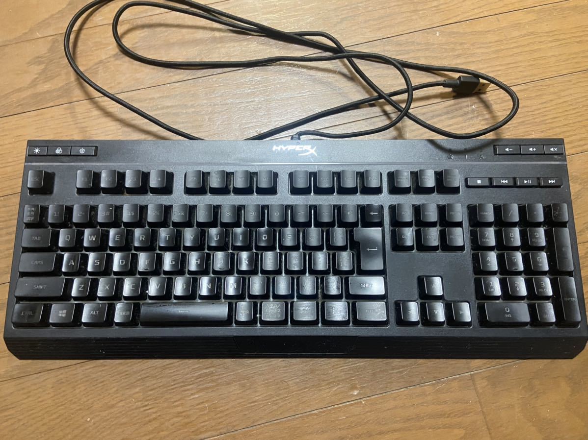 【動作未確認】HyperX Alloy Core RGB ゲーミングキーボード ゲーマー向け HX-KB5ME2-JP 現状品_画像1