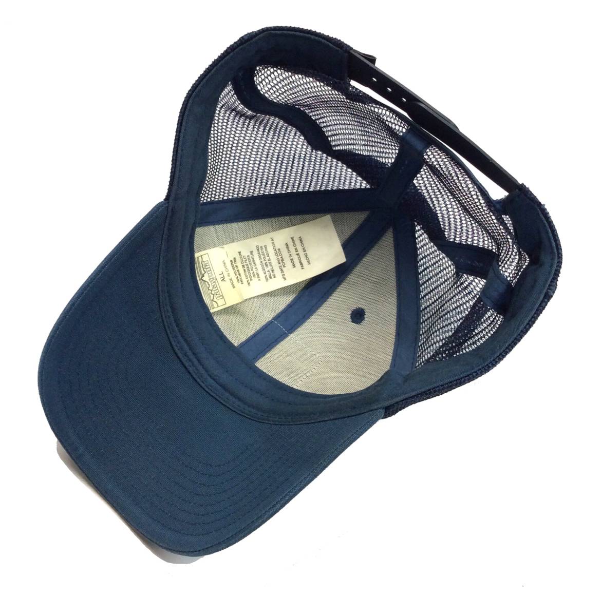 PATAGONIA パタゴニア メッシュキャップ 帽子 スナップバック ブルー/ネイビー系 ロゴワッペン_画像4