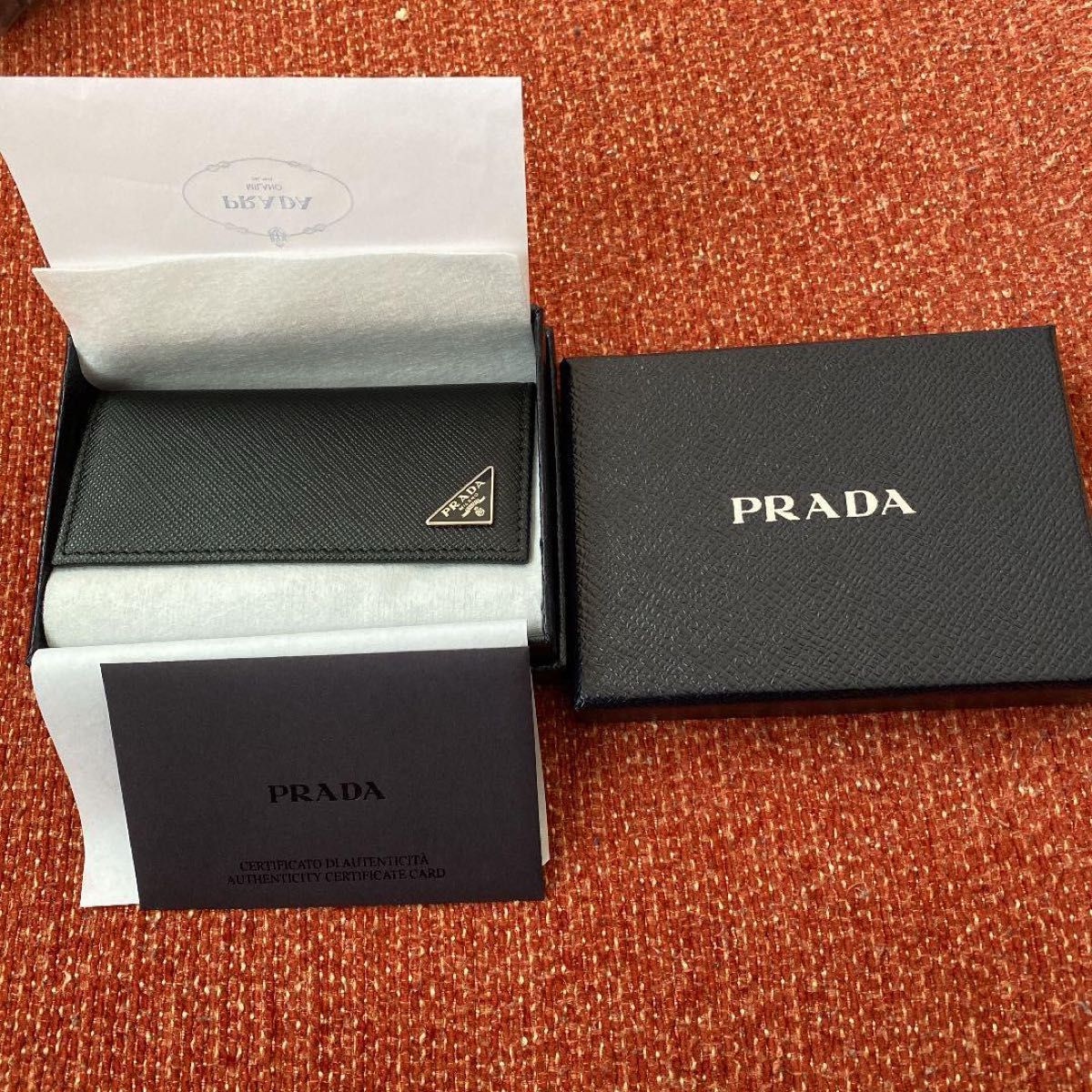 プラダ 6連キーケース PRADA メンズ 2PG222-QHH NERO