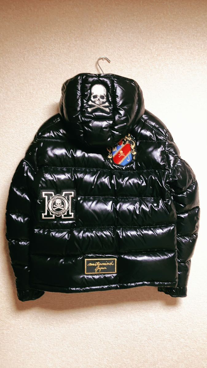 【国内正規品】美品 1円モンクレール MONCLER ダウンジャケット ワッペン mastermind JAPAN マスターマインド ジャパンMAYA マヤ サイズ2 _画像2