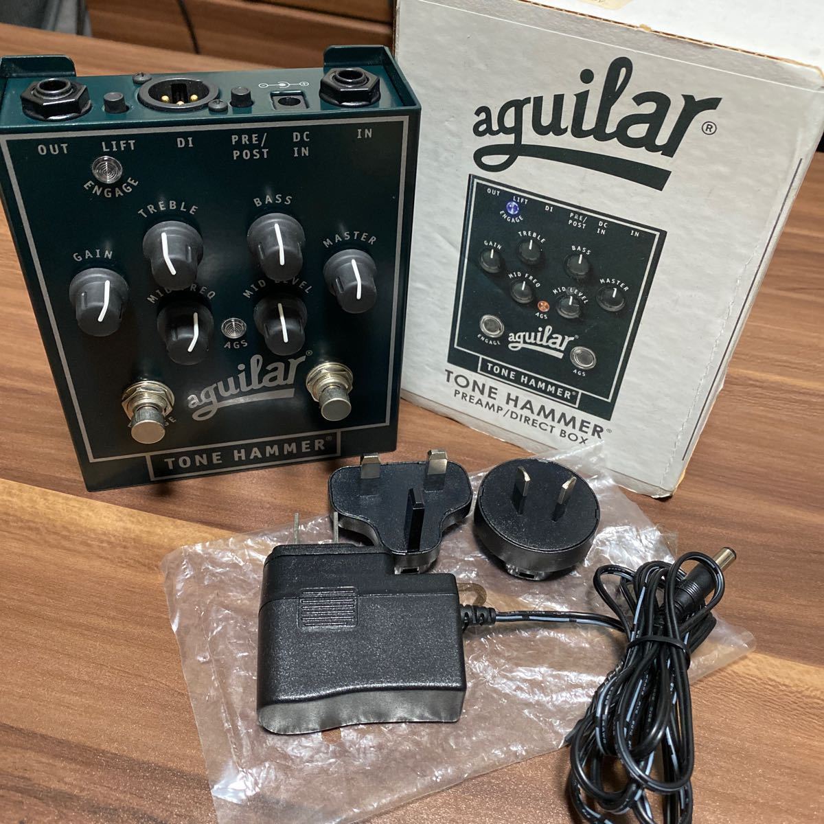 Aguilar TONE HAMMER preamp アギュラー　トーンハマー プリアンプ ベース エフェクター_画像1