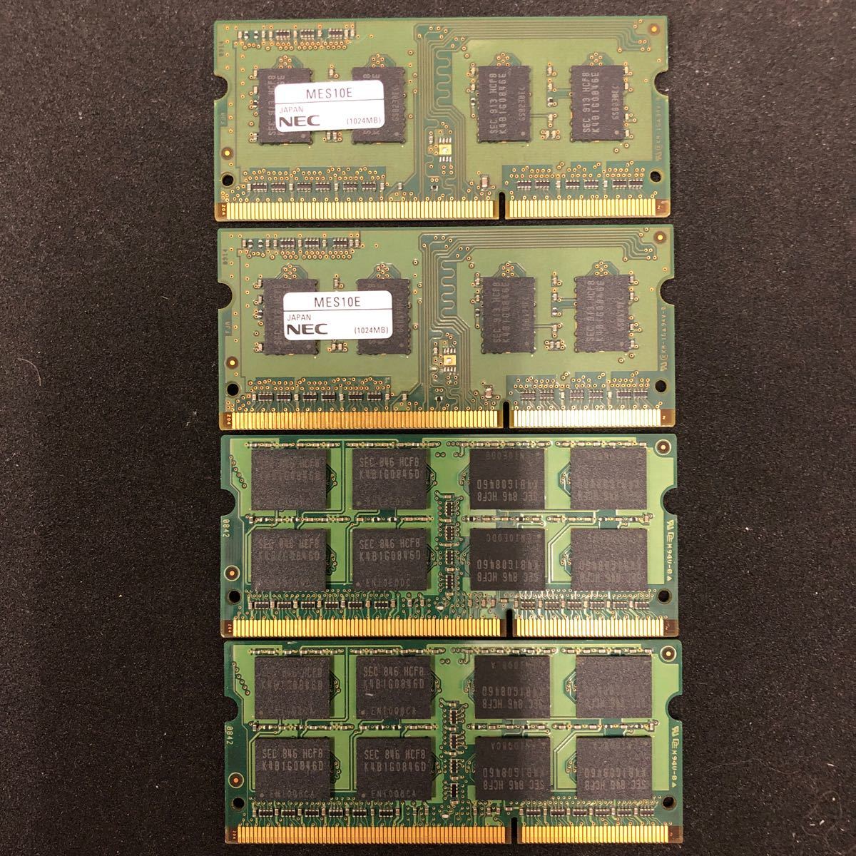 メモリ　SAMSUNG PC3-8500S 1GBx2 2GBx2_画像2